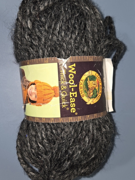 Lion Brand Yarn Other - Wool-Ease Thick & Quick Charcoal Carbon